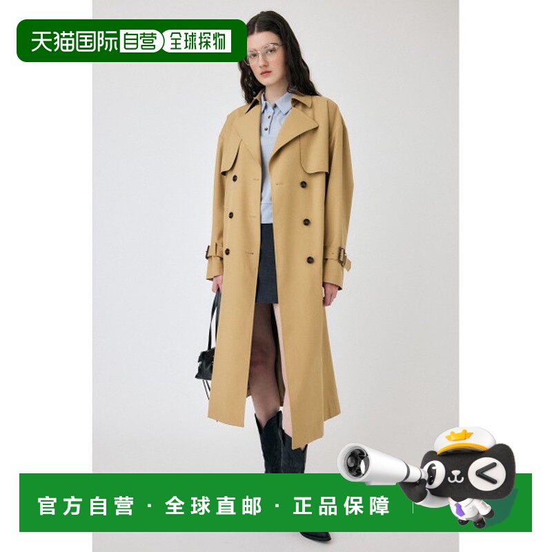 1h可退 日本直邮MOUSSY 女士宽松版型风衣外套 010ISA307261
