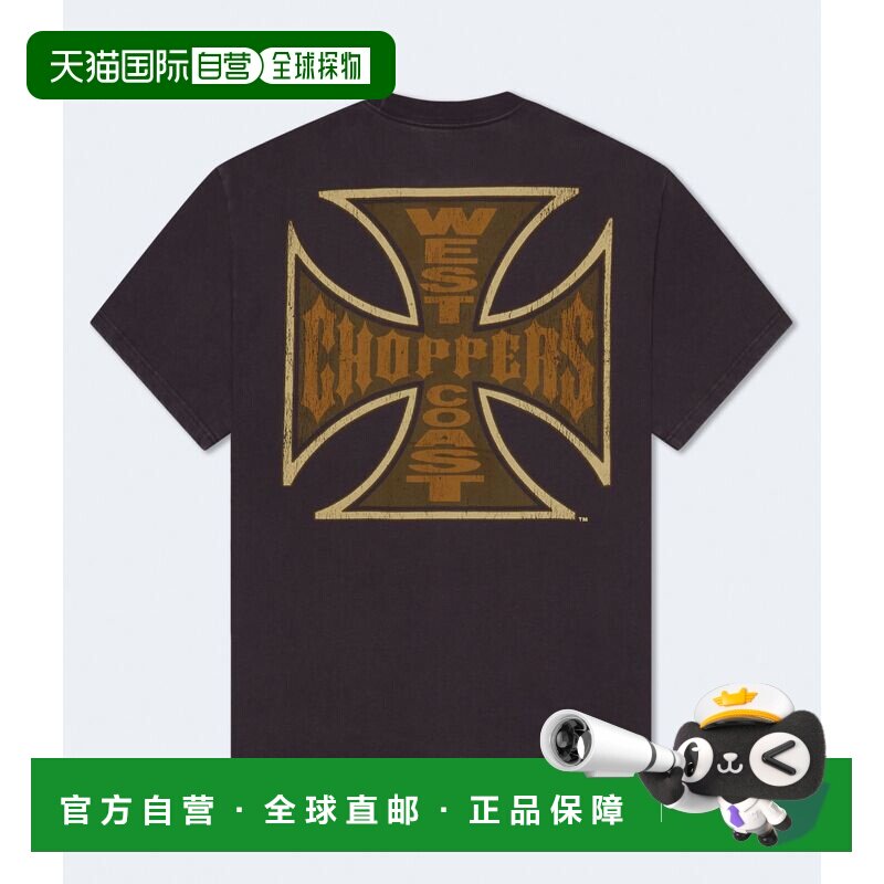自营Aeropostale West Coast Choppers宽松图案t恤-灰色 美国奥莱