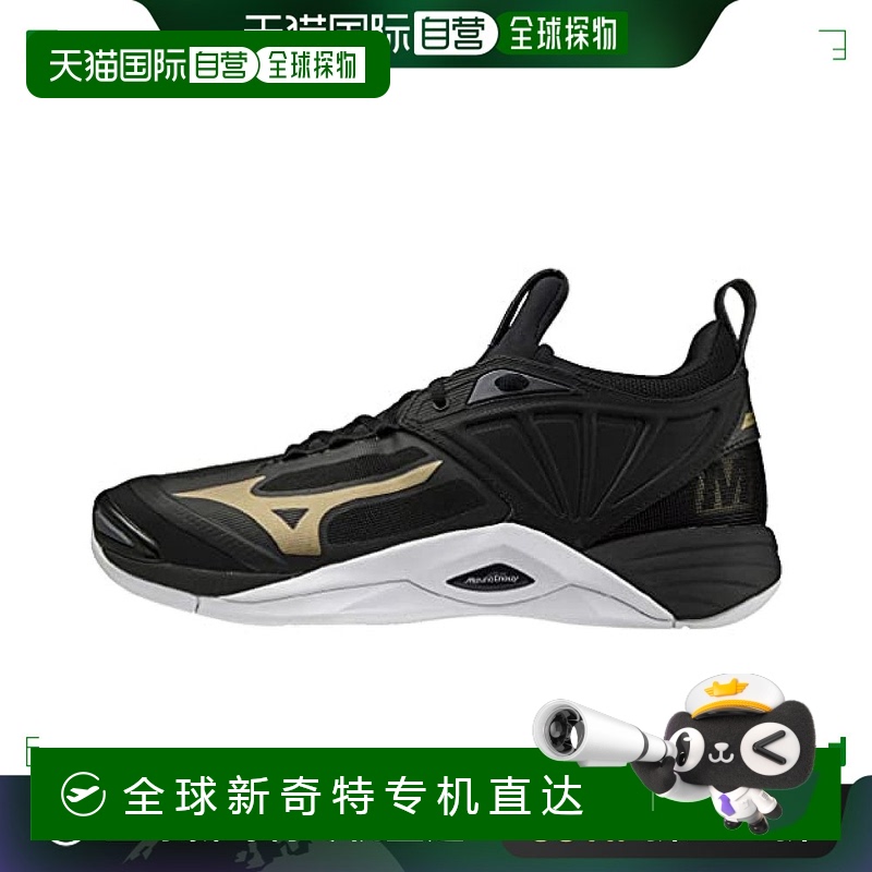 【日本直邮】Mizuno美津浓 排球鞋24cm 黑/金/白 V1GA2112