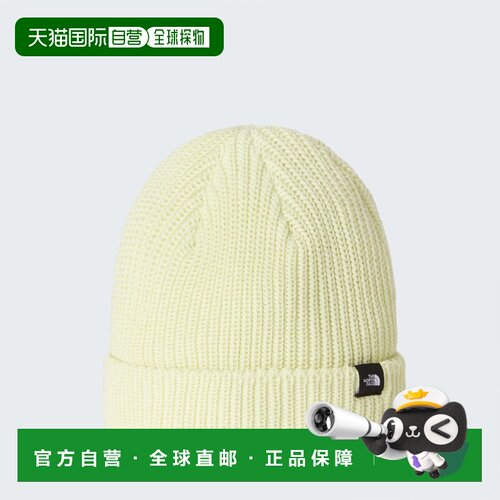 自营欧洲直邮The North Face北面 Fisherman再生罗纹针织帽男女同