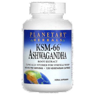 香港直发Planetary Herbals南非醉茄素食胶囊120粒促进温和舒缓不