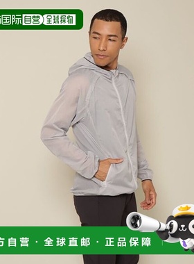 日本直邮KATION SPORTS & WELLNESS-运行尼龙唇袋夹克男士舒适