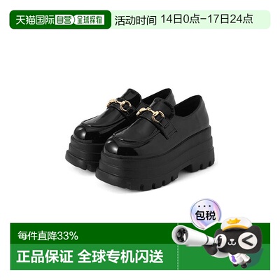 日本直邮日潮 GRL ILLIT BEB 厚底乐福鞋zr1458皮鞋一脚蹬松糕鞋