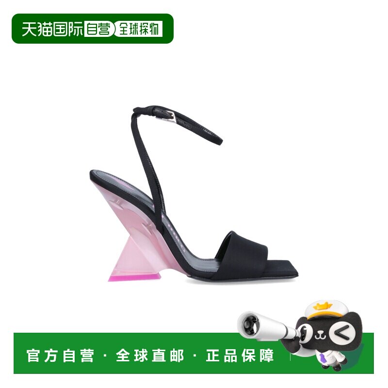 香港直邮潮奢 The Attico 女士 徽标高跟凉鞋 236WS513E091