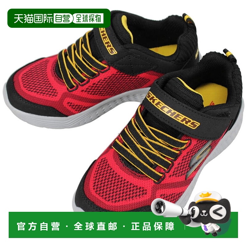 日本直邮斯凯奇 儿童运动鞋 SNAP SPRINTS 红色/黑色 97546L RDBK