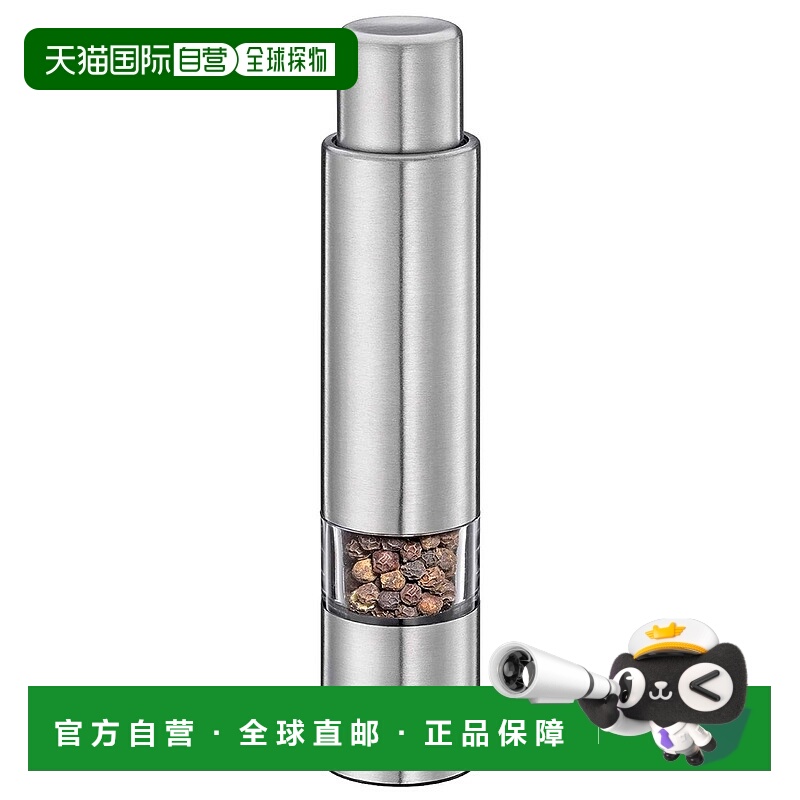 自营 Kuchenprofi 胡椒推磨研磨机，不锈钢和亚克力 - 银色 美国