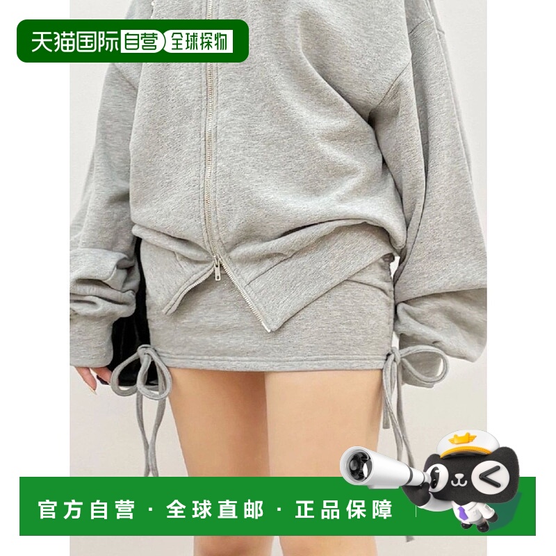 1h可退 日本直邮EVRIS 女装 侧抽绳设计 紧身短裙 可调褶皱造型 3