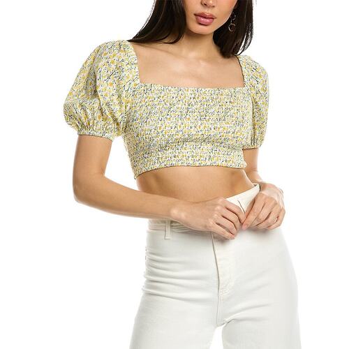 【美国奥莱】直发 Celina Moon Angela Top yellow