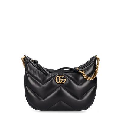 潮奢 Gucci 女士Small GG Marmont leather shoulder bag 单肩包