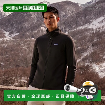 日潮跑腿patagonia巴塔哥尼亚 男士 R1 保暖夹克 BLK XS 40580