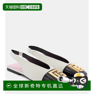 Balmain 女士 香港直邮潮奢 巴尔曼 000734 Eden 皮质露跟平底鞋