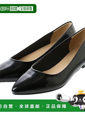 【日本直邮】SFW Liberty Doll 3cm 珐琅高跟鞋（黑色）浅口女鞋