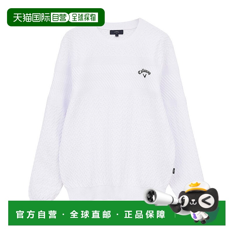 日本直邮CALLAWAY 男士圆领针织高尔夫运动上衣 [C2521810010]