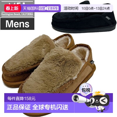日本直邮MEI 男士毛绒莫卡辛鞋 SHM253113