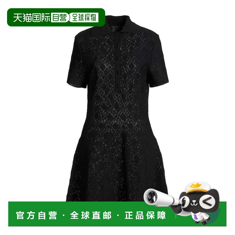 1h可退 香港直邮Givenchy 纪梵希 女士 夏装连衣裙 black黑色 舒