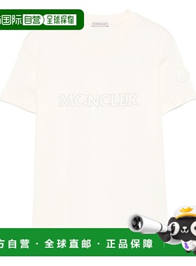 香港直邮MONCLER 女士T恤 8C0002189AIJ034 AW2024 浅棕色