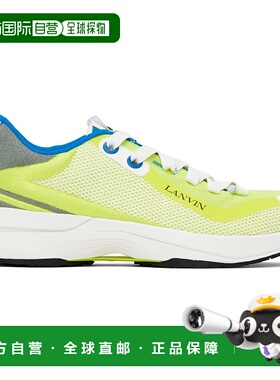 1h可退 香港直邮Lanvin 朗雯 男士 绿色 L-I Mesh 运动鞋 FMSKAK0