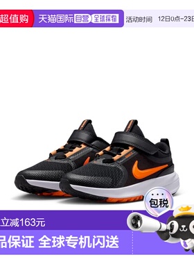 日本直邮Nike Star Runner 5 PS 儿童运动鞋 HF7005 006 黑/橙色