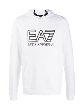 EA7 Emporio Armani 长袖品牌连帽卫衣 6HPM62PJ05Z