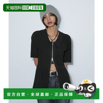 1h可退 日本直邮PAGEBOY 女装 2WAY多穿法拉链针织衫 薄款轻盈设