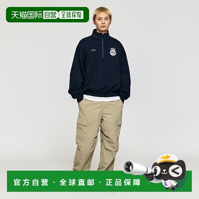 韩国直邮GOALSTUDIO [여주점] FC 复古艺术品四分之一拉链-深蓝色