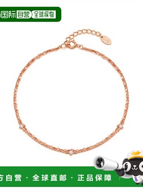 韩国直邮STONEHENGE 正品韩系精致首饰百搭脚链SC1754玫瑰金