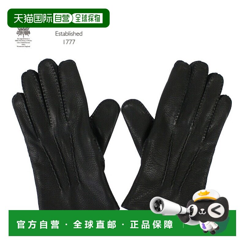 日本直邮DENTS Cambridge 鹿皮手套 5-1545 手套 真皮 羊绒 男士