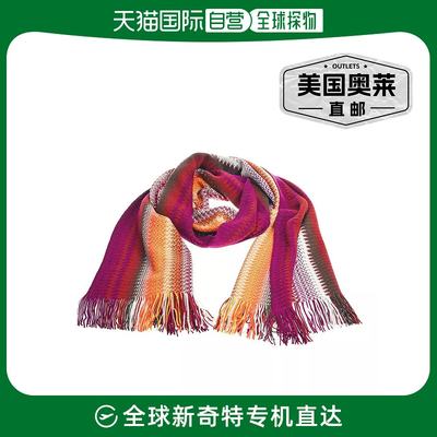 missonissoni multi Wool Men's Scarf - multicolor 【美国奥莱