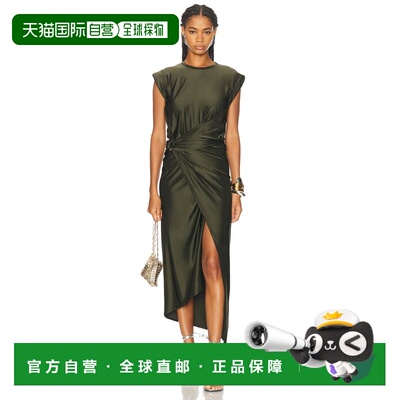 1h可退 香港直邮潮奢 Rabanne 女士 针织连衣裙中长连衣裙 25AJRO