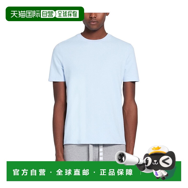 1h可退 香港直邮THOM BROWNE 男士T恤 MJS123A00050480 CO 蓝色 T