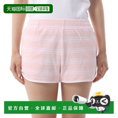 韩国直邮Sporty&Rich SRC 毛圈短裤 - 粉色海豚条纹 (SH013620302