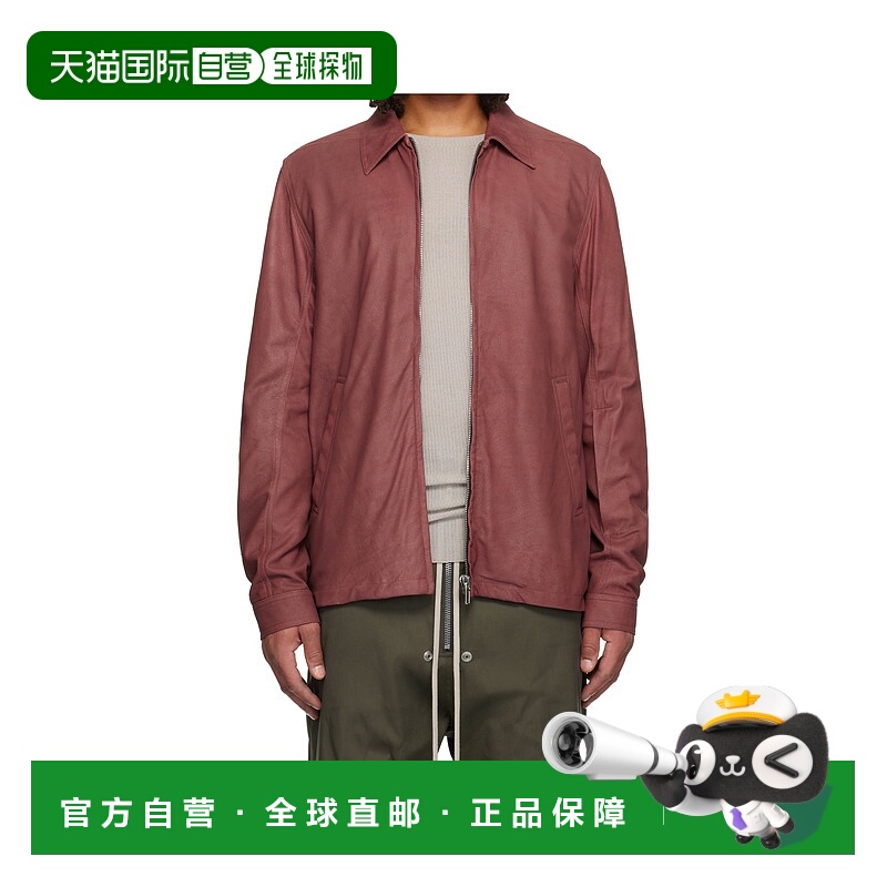 香港直邮RICK OWENS 男士夹克 RU02E1764LBA13 AW2025 红色