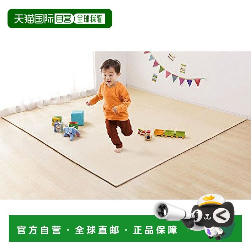 【日本直邮】爱丽思欧雅玛拼接地垫1.8cm32×32 0.5帖用9张棕米JT