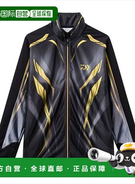 日本直邮Daiwa Wear DE-3125T DANROTECH 锦标赛 T 恤黑色L 码