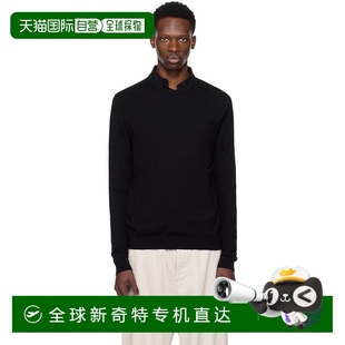 香港直郵HUGO Fit 黑色 Regular 男士 Crewneck 1h可退 Soft 雨果
