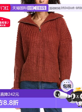 自营ba&sh Beltane Mohair & Alpaca-Blend Sweater - white 美国