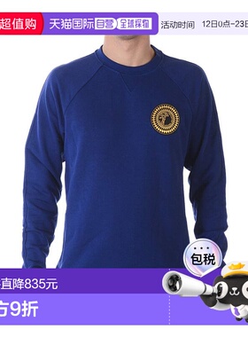 香港直邮Versace 印花卫衣 V800687SVJ00358BLU范思哲长袖