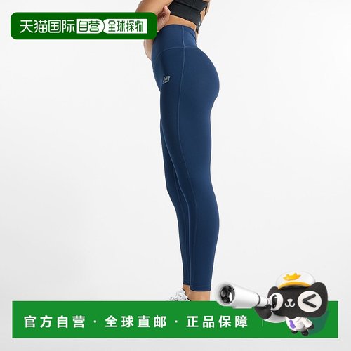 日本直邮New Balance 女性吸汗速干运动高腰莱卡长裤25英寸 [无编