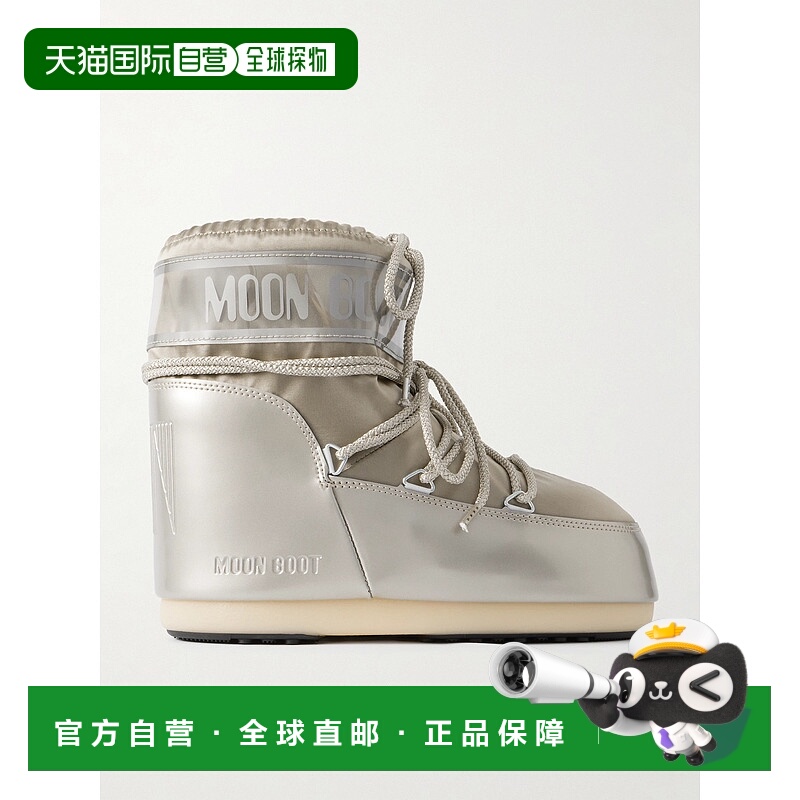 1h可退 香港直邮Moon Boot 月亮靴 女士 Icon Glow Glance PVC 金