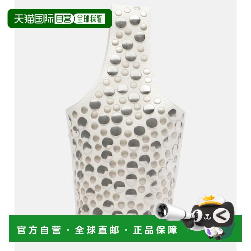 1h可退 香港直邮KHAITE 女士 Livia 小号铆钉皮革水桶包