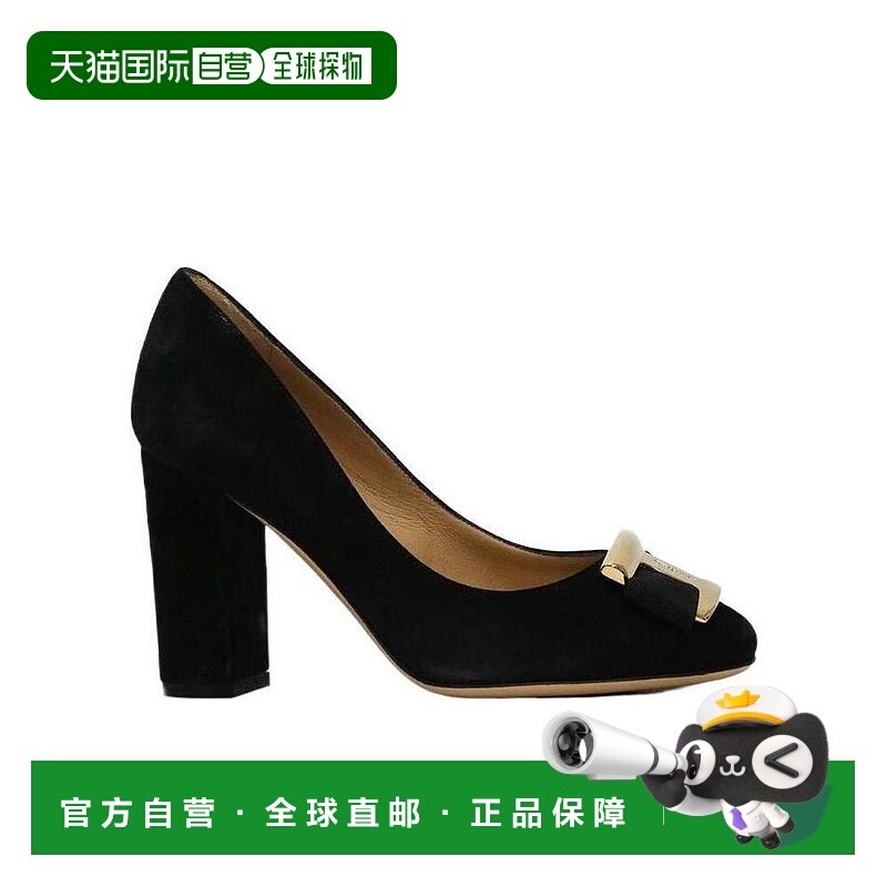香港直邮Salvatore Ferragamo 蝴蝶结高跟鞋 059770菲拉格慕