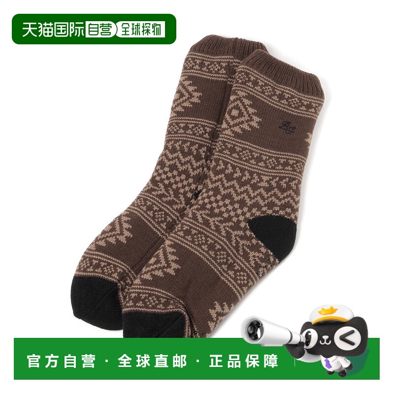 1h可退 日本直邮BAYFLOW 男装 加厚保暖袜 防滑底 611509
