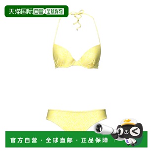1h可退 香港直邮kenzo 高田贤三 女士 比基尼 yellow黄色 舒适时