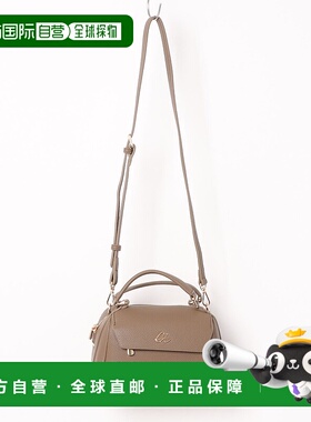 1h可退 日本直邮ORiental TRaffic 女士金色Logo装饰手提包 BA241