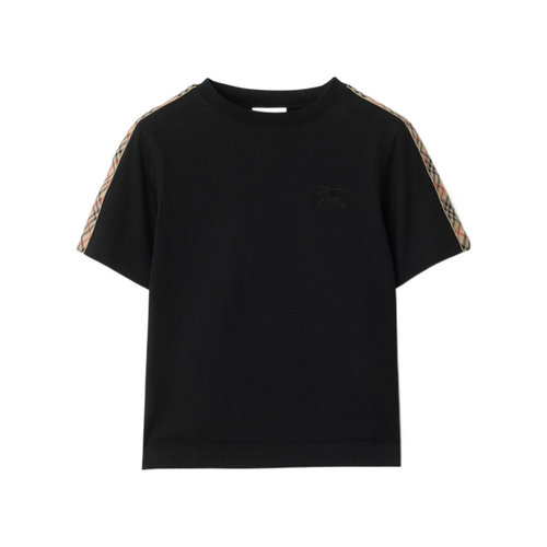 BURBERRY 男童T恤 81080331 CO 黑色 修身棉T恤