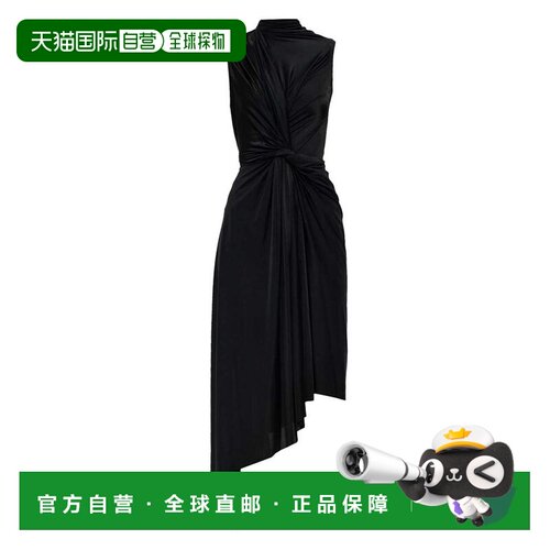 Balenciaga 巴黎世家 女士 不對稱彈性連身裙 857 【付后1h可退】