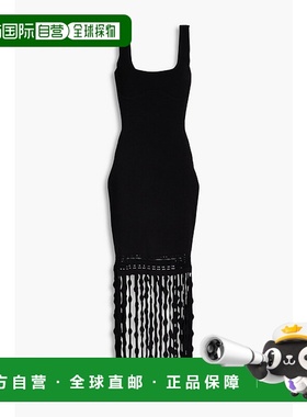 香港直邮Simkhai 女士 Signa 流苏弹性针织中长连衣裙 4241034KBL
