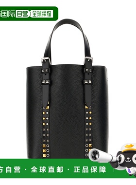 1h可退 香港直邮valentino 华伦天奴 男士 黑色皮革手袋 8Y2B0S86