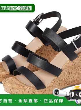 自营 Charles by Charles David Liber女式黑色坡跟凉鞋JOBB1059-