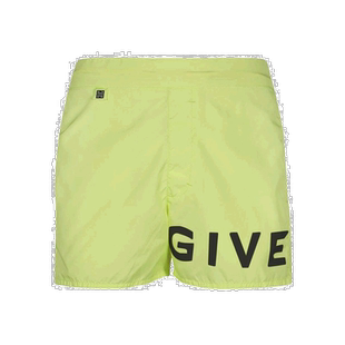 香港直邮Givenchy 徽标泳裤 BMA00W1453